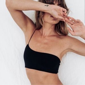 Wanderlust Julia Ribbed Swim Top